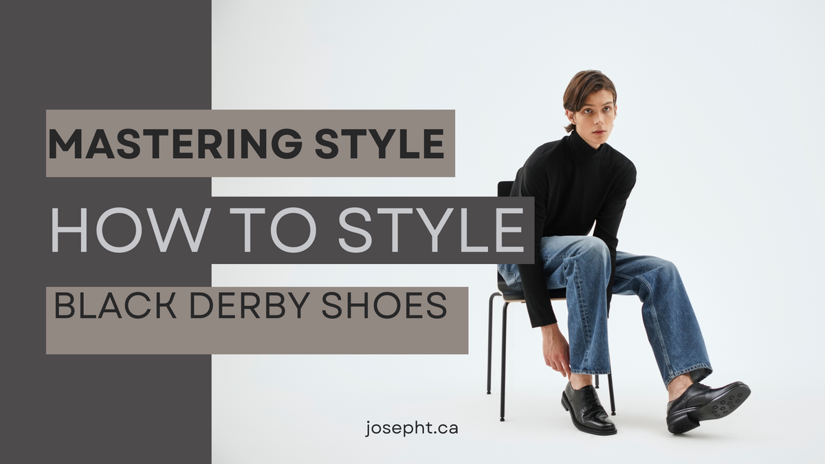 How to Rock Men s Black Derby Shoes