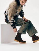 Snuff Suede Leather Boots | Thomas