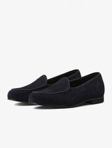 Belgian Navy Penny Loafers JOSEPHT.CA
