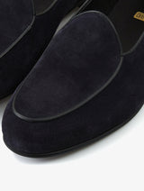 Belgian Navy Penny Loafers JOSEPHT.CA