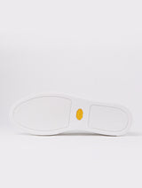 White Low Top Leather Sneakers | Rowan | JOSEPHT.CA