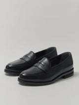 Comfortable Black Penny Loafers Daniel