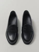 Comfortable Black Penny Loafers Daniel