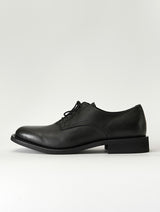 Timeless Black Leather Derby | BEAN | JOSEPHT.CA