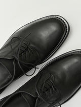 Timeless Black Leather Derby | BEAN | JOSEPHT.CA