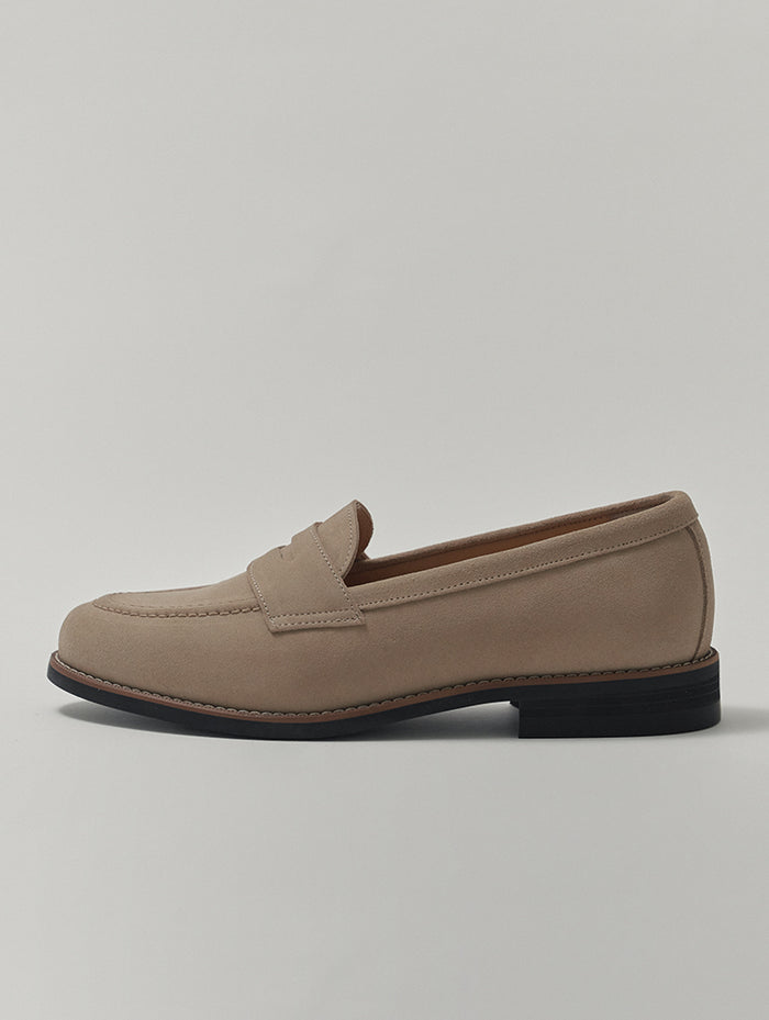 Beige Suede Loafers JOSEPHT