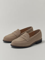 Beige Suede Loafers JOSEPHT