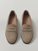 Beige Suede Loafers JOSEPHT