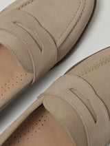 Beige Suede Loafers JOSEPHT