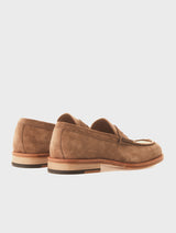 Brown Suede Penny Loafers Betto