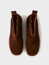 Snuff Suede Leather Boots | Thomas