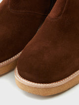 Snuff Suede Leather Boots | Thomas