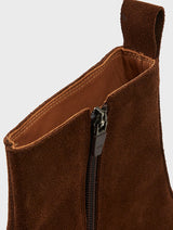 Snuff Suede Leather Boots | Thomas