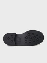 Horse Leather derby shoes PINTO BLACK