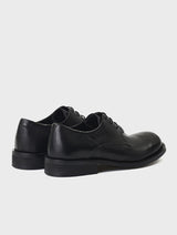 Horse Leather derby shoes PINTO BLACK