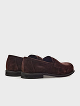Suede Penny Loafers Morgan Brown