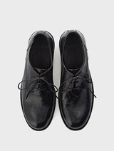Tumble Dyed Horsehide Derby Shoes | Simeon Black
