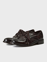 Tumble-Dyed Horsehide Derby Shoes | SIMEON BROWN | JOSEPHT.CA