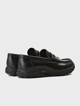 Full Grain Leather Sneakers Loafers | Maron Black