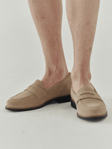 Beige Suede Loafers JOSEPHT