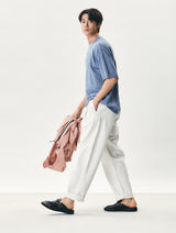 Black Leather Slippers  |  River |  JOSEPHT.CA