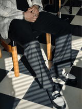 Black and White Penny Loafers Josepht