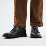 Timeless Black Leather Derby | BEAN | JOSEPHT.CA