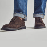 Brown Suede Wingtip Shoes