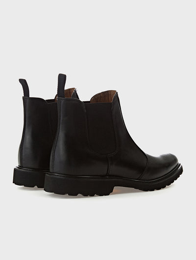 Black Leather Chelsea Boots FAYOL JOSEPHT.CA