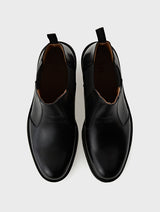 Black Leather Chelsea Boots FAYOL JOSEPHT.CA