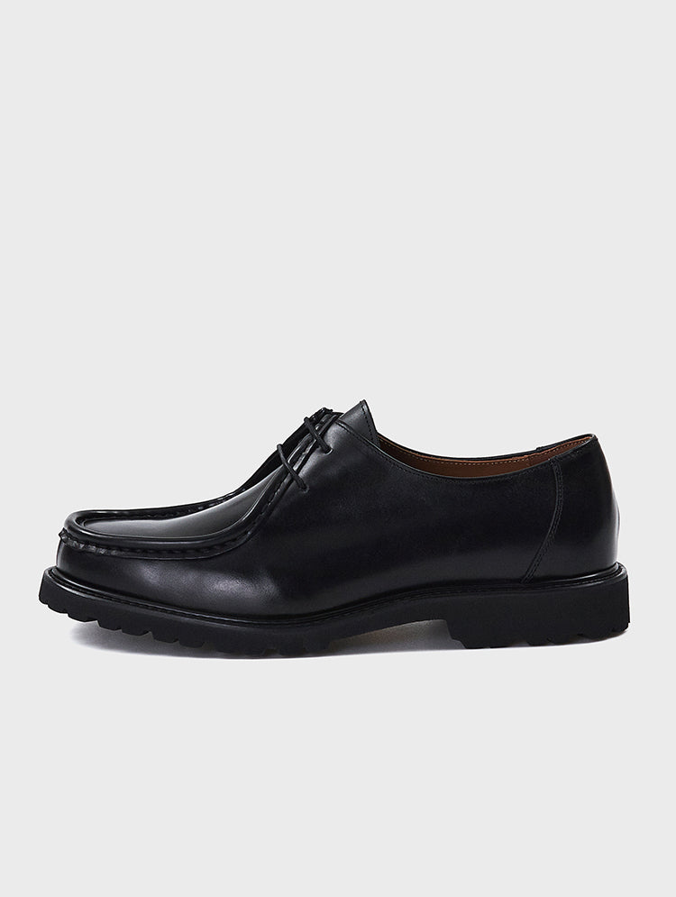 Comfortable Black Tyrolean Derby Shoes | Belbin | JOSEPHT.CA