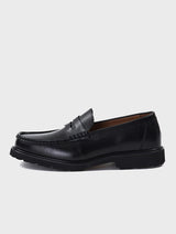 Men's Black Penny Loafers josepht.ca