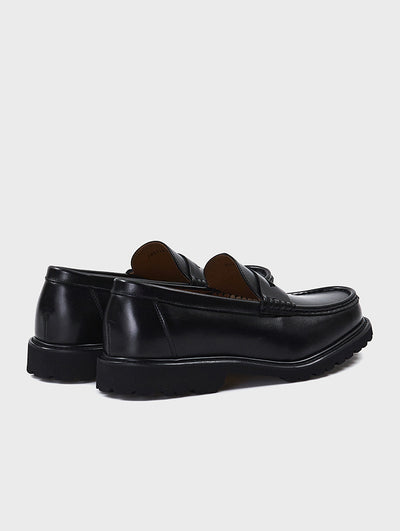 Men's Black Penny Loafers josepht.ca