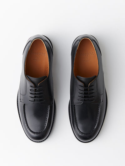 Black U-Tip Oxford Shoes PARETO