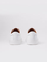 White Low Top Leather Sneakers | Rowan | JOSEPHT.CA
