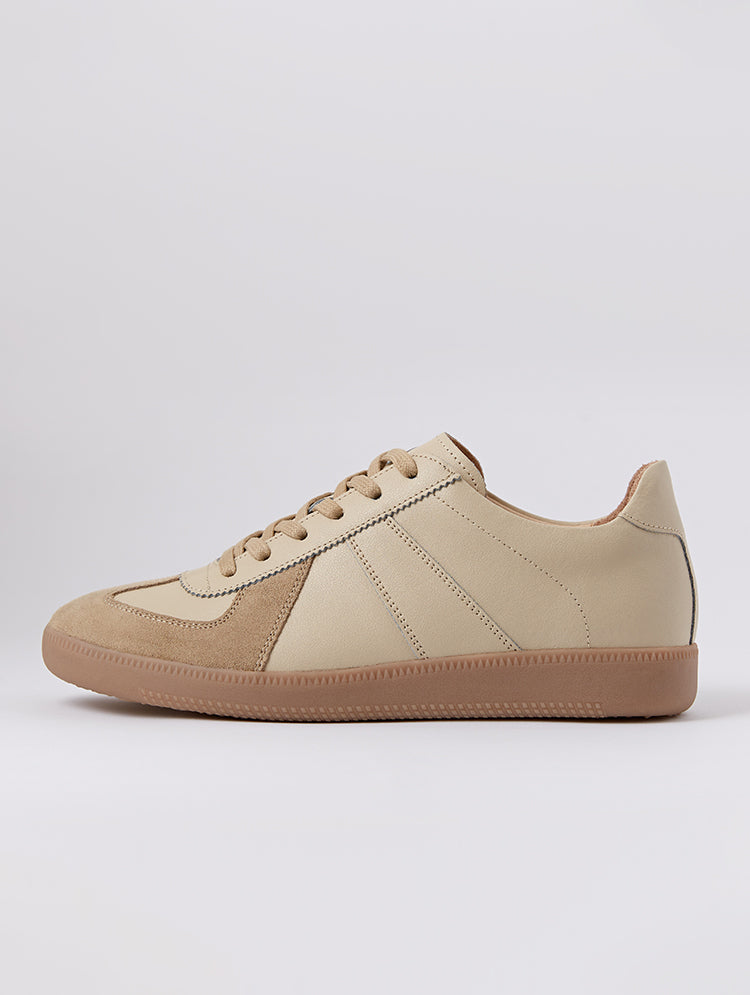 German Army Trainers Sneakers | Smith Sand | JOSEPHT.CA