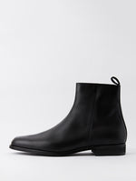 Square Toe Black Boots ODIN JOSEPHT