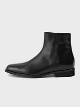 Square Toe Black Boots ODIN JOSEPHT