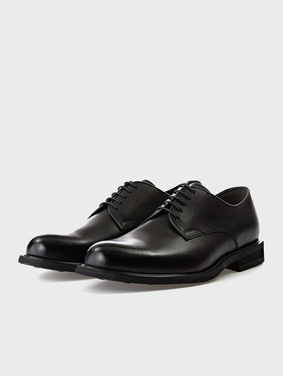 Men's Classic Black Derby Shoes JOSEPHT