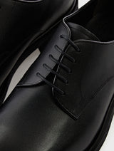 Men's Classic Black Derby Shoes JOSEPHT