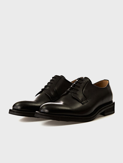 Versatile Black Derby Shoes EDWARD