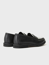 Black and White Penny Loafers Josepht