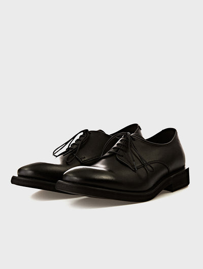 Casual Black Derby Shoes SENAN JOSEPHT.CA