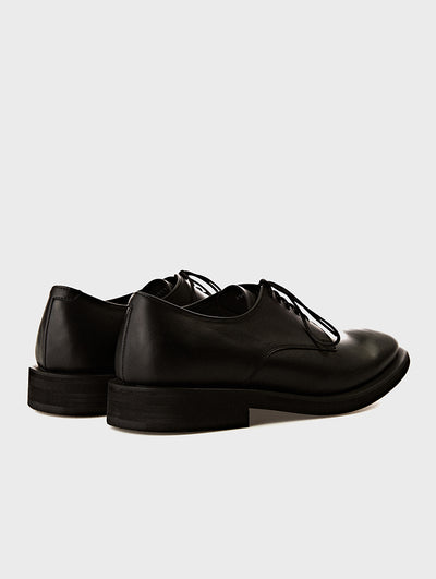 Casual Black Derby Shoes SENAN JOSEPHT.CA