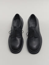 Casual Black Derby Shoes SENAN JOSEPHT.CA