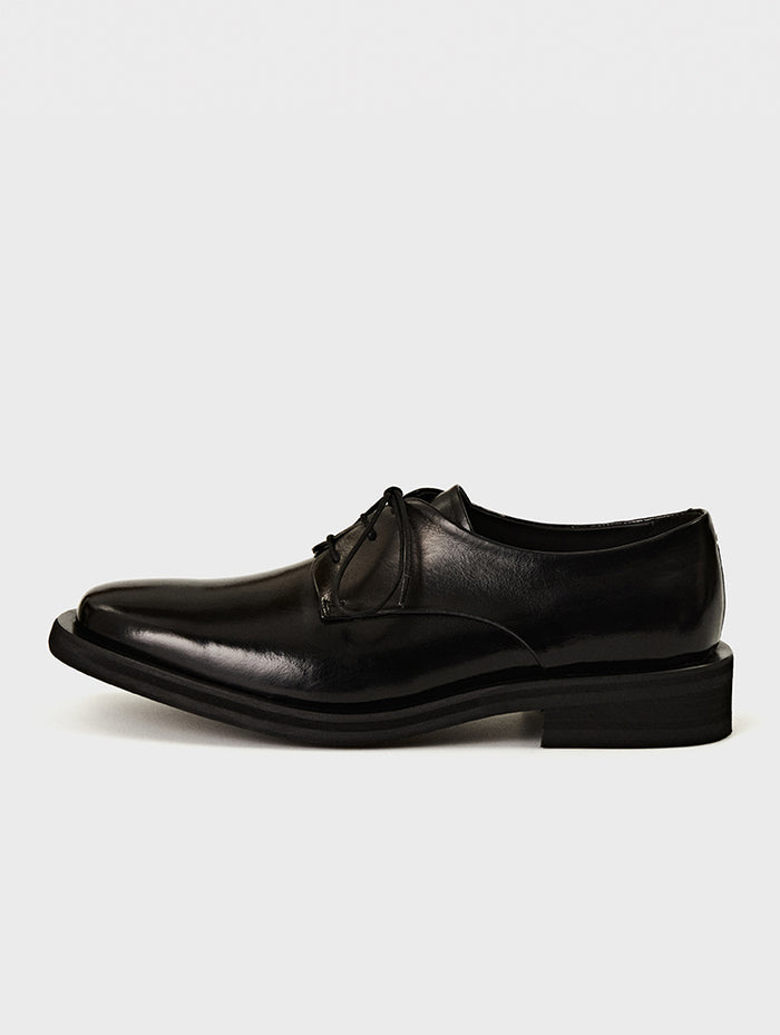 Sleek Black Derby Shoes MARTIN