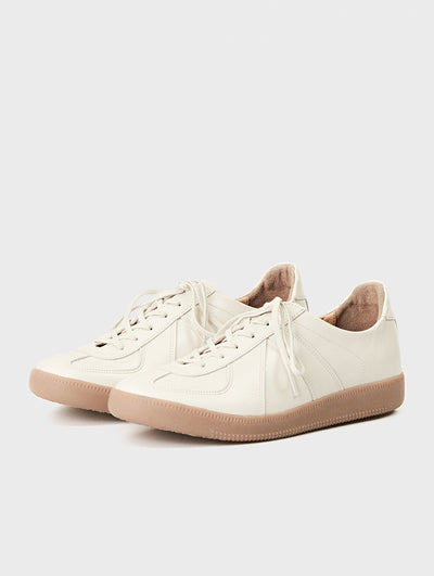 Cream GAT Gum sole sneakers