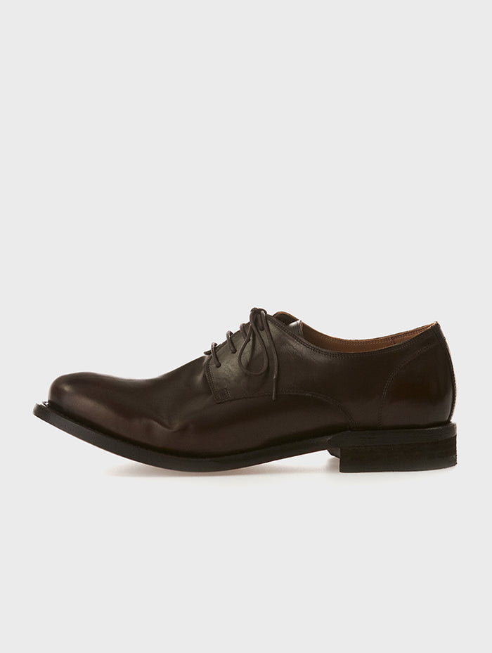 Brown Goodyear welted Derby Shoes