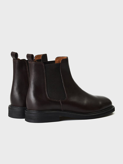 Brown Round Toe Rain Boots HENRY