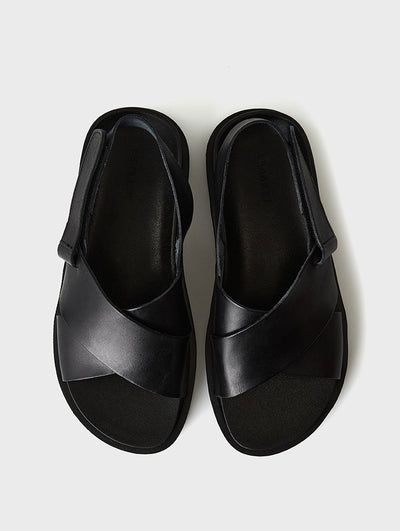 Men's Leather Sandals for Good Posture